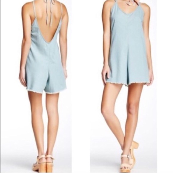 pistola Pants - Pistola Denim Blue Haze Lilly Chambray Romper NWT